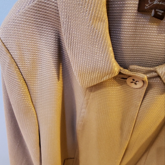 Swing Blazer Cream plus size 20 woman - Picture 3 of 8